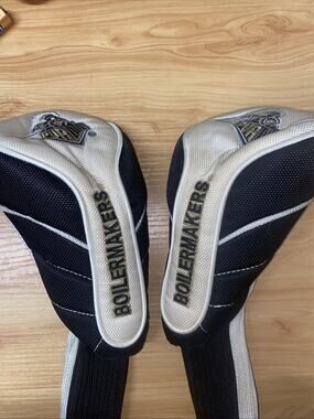 Purdue Boilermakers Fairway X Wood headcover #3 Driver Head Cover Lot Of 2
